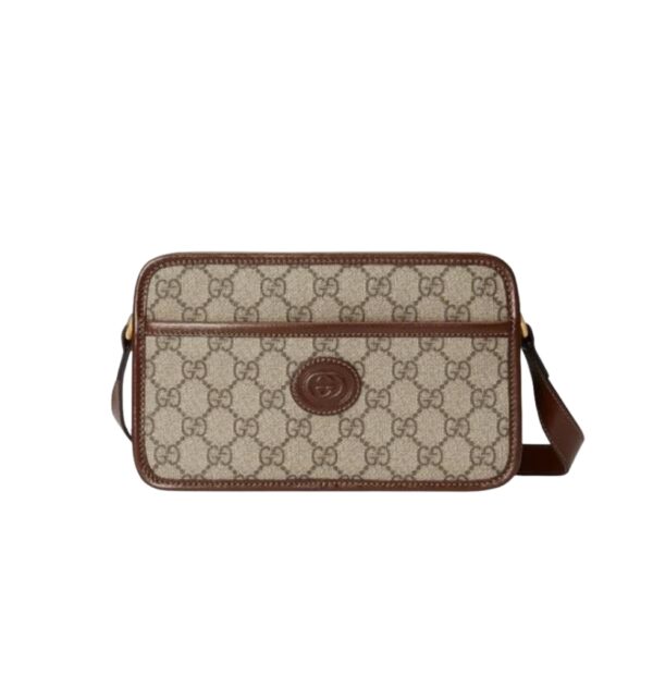구찌[gucci/OC]인터로킹 G 미니 숄더백(GG수프림/브라운)