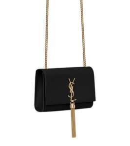 생로랑[ysl]케이트 스몰 태슬 백(블랙/금장)