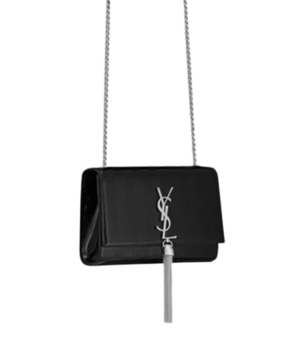 생로랑[ysl]케이트 스몰 태슬 백(블랙/은장)