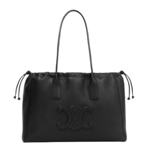 셀린느[celine/블랙프라임]퀴르 트리옹프 드로우스트링 카바스 라지(블랙)