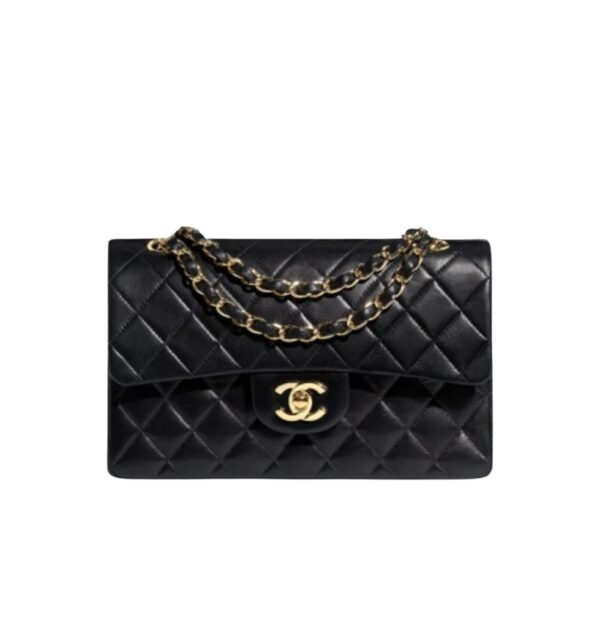 샤넬[chanel/팬더샵]클래식 플랩 백 스몰(블랙/금장/램스킨)
