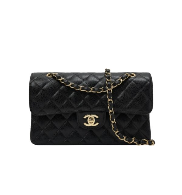 샤넬[chanel/팬더샵]클래식 플랩 백 스몰(블랙/금장/캐비어)