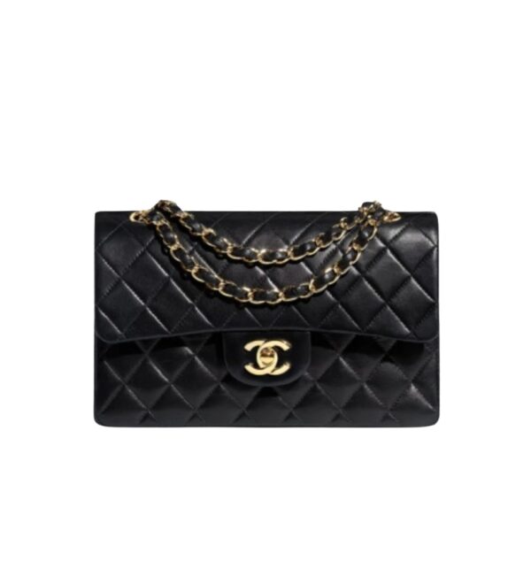 샤넬[chanel/팬더샵]*정품가죽* 클래식 플랩백 스몰(블랙/금장/램스킨)