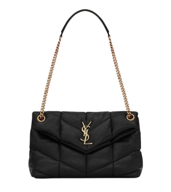 생로랑[ysl]푸퍼 스몰(블랙/금장)