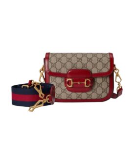 구찌[gucci/OC]홀스빗 1955 미니 숄더백(GG수프림/레드)