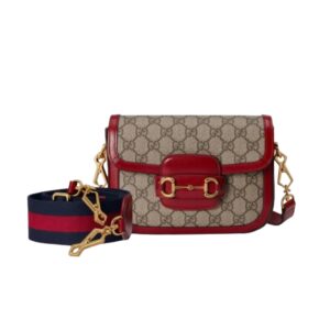 구찌[gucci/OC]홀스빗 1955 미니 숄더백(GG수프림/레드)