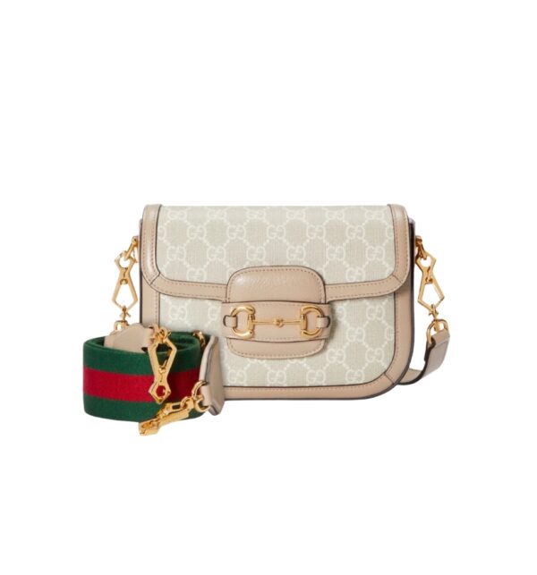 구찌[gucci/OC]홀스빗 1955 미니 숄더백(GG수프림/화이트 베이지)