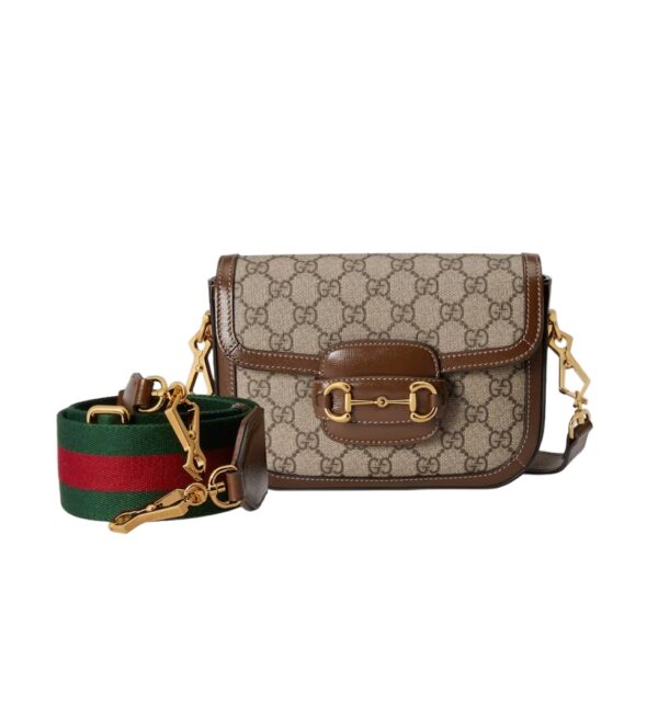 구찌[gucci/OC]홀스빗 1955 미니 숄더백(GG수프림/브라운)