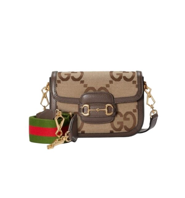 구찌[gucci/OC]홀스빗 1955 미니 숄더백(GG수프림/점보로고 브라운)