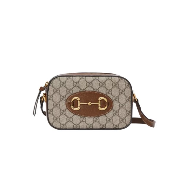 구찌[gucci/OC]홀스빗 1955 미니 숄더백(GG수프림 베이지/에보니)