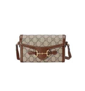 구찌[gucci/OC]홀스빗 1955 미니백(GG수프림 베이지/에보니)