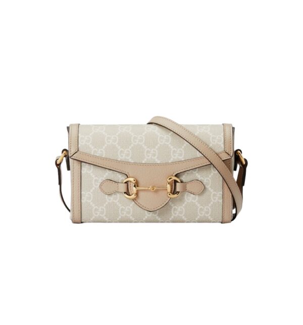 구찌[gucci/OC]홀스빗 1955 미니백(GG수프림 베이지/화이트)