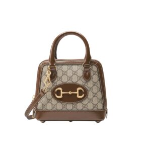 구찌[gucci/OC]홀스빗 1955 탑 핸들 미니 숄더백(GG수프림/브라운)