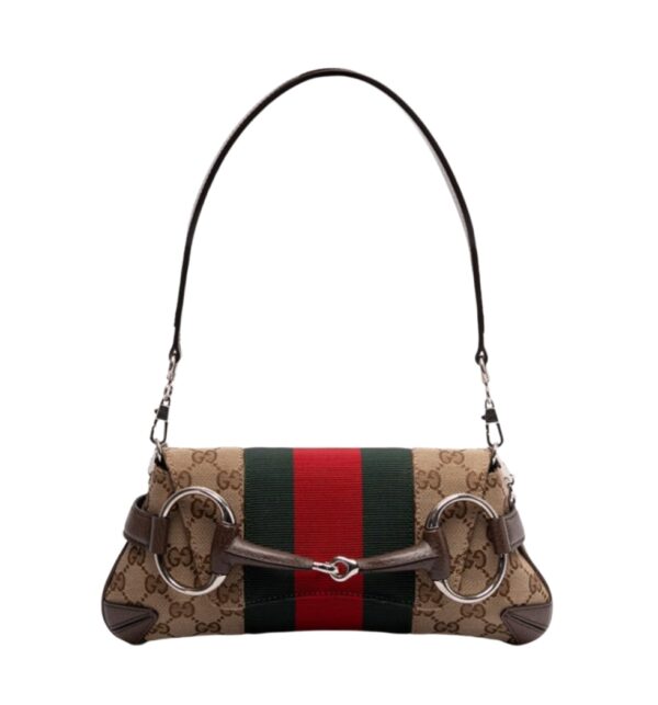 구찌[gucci/OC]홀스빗 체인 스몰 숄더백(GG수프림/브라운)