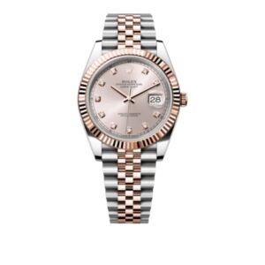 롤렉스 데이저스트 36mm 126231 Half Rose Gold Diamond Pink Dial Jubilee[CLEAN]