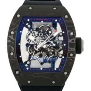 리차드밀 RM055 42.7mm Titanium Black Rubber Strap Skeletonized Black Dial[ZF]