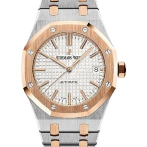 오데마피게 로얄오크 Selfwinding 37mm 15450SR.OO.1256SR.01 Two-Tone Rose Gold & Steel, Silver Dial[APS]