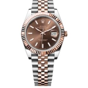 롤렉스 데이저스트 41mm 126331-0002 Half Rose Gold Brown Dial Jubilee[VS]