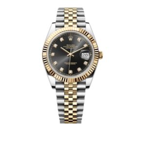 롤렉스 데이저스트 36mm 126233-0021 Half Gold Diamond Black Dial Jubilee[CLEAN]