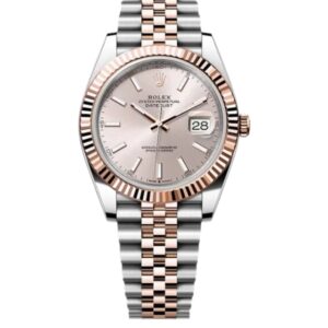 롤렉스 데이저스트 41mm Counterweight 126331-0009 Half Rose Gold Pink Dial[ARF]