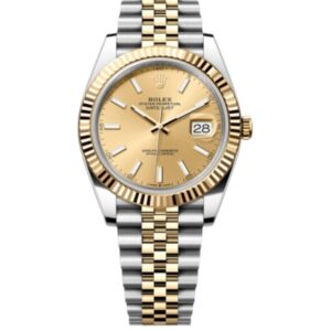 롤렉스 데이저스트 41mm Counterweight 126333-0010 Half Yellow Gold Champagne Dial Jubilee[ARF]