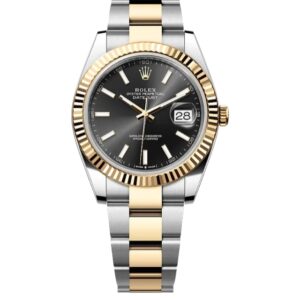 롤렉스 데이저스트 41mm Counterweight 126333-0013 Half Yellow Gold Black Dial[ARF]