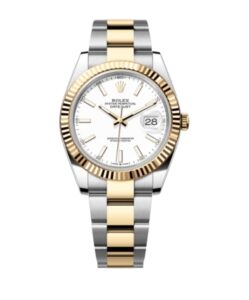 롤렉스 데이저스트 41mm Counterweight 126333-0015 Half Yellow Gold White Dial[ARF]