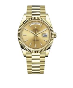 롤렉스 데이데이트 40mm Counterweight 228238-0003 Full Yellow Gold Champagne Dial[ARF]