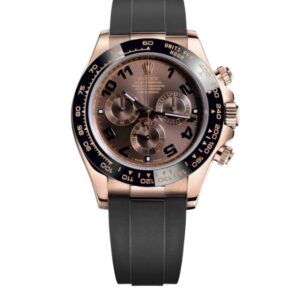 롤렉스 데이토나 40mm 116515LN-0015 Rose Gold Rubber Strap Arabic Number Brown Dial[CLEAN]