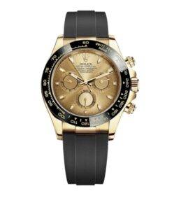 롤렉스 데이토나 40mm 116518LN-0042 Gold,Rubber Strap Champagne Dial[CLEAN]