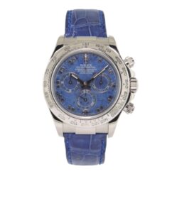 롤렉스 데이토나 40mm 116519 White Gold Rubber Strap Arab Number Blue Dial[CLEAN]