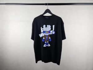 [국내배송]루이비통 수입 LV cow 프린팅 라운드 티셔츠 남여공용