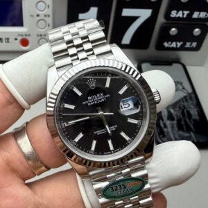 [국내배송]롤렉스 데이트저스트 41mm 블랙 다이얼 / Clean Factory 프리미엄 리빌드 시리즈 클린팩토리