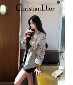 [국내배송]디올 오블리크 패턴 트러커 자켓