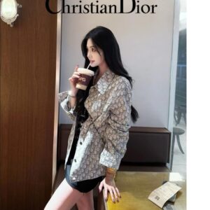 [국내배송]디올 오블리크 패턴 트러커 자켓