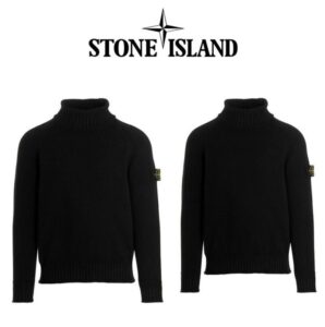 [국내배송]스톤아일랜드 패치 커플 울니트 터틀넥