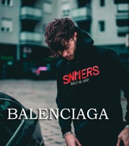 [국내배송]발렌시아가 시너스 커플 후드 티셔츠