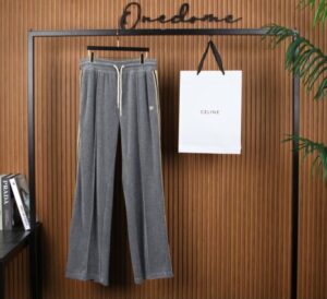 [국내배송]셀린느 트랙수트 팬츠-벨벳 코튼