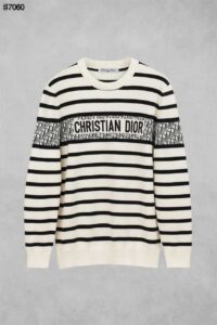 [국내배송]디올 오블리크 자카드 스트라이프 울 블렌드 니트 풀오버