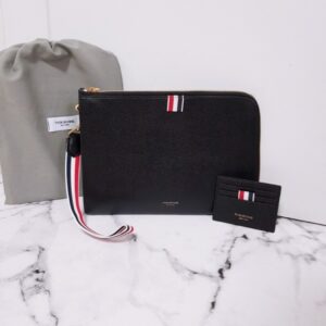 [국내배송]톰브라운 클러치+카드지갑 세트