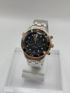 [국내배송]오메가 코액시얼 씨마스터 다이버300M 블랙다이얼 로즈골드콤비