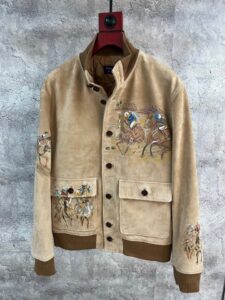 [국내배송]랄프로렌 핸드페인팅 스웨이드 자켓