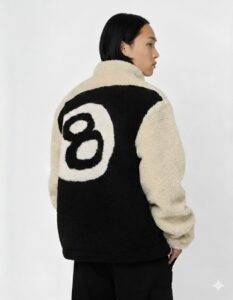 [국내배송]스투시 8볼 셰르파 리버시블 자켓