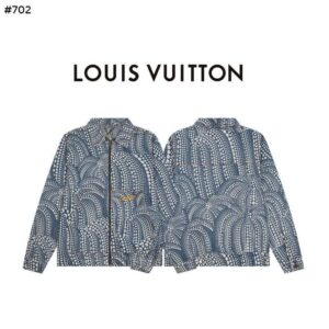 [국내배송]루이비통 X 쿠사마 야요이 올오버 펌킨 데님 블루종 자켓