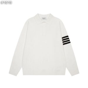 [국내배송]톰브라운 사선 울 카라 니트