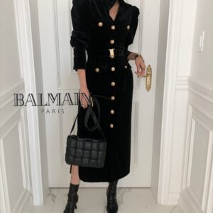 [국내배송]발망 벨벳 허리띠 원피스