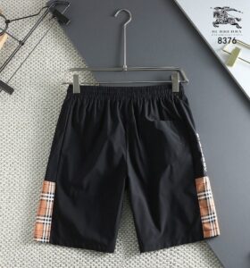 [국내배송]버버리 체크라인 자수 포인트 반바지