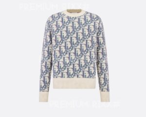 [국내배송]디올 24fw 오블리크 자카드 라운드 스웨터