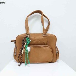 [국내배송]미우미우 빈티지 레더 탑 핸들백