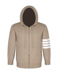 [국내배송]톰브라운 4바 니트 후드 집업 자켓